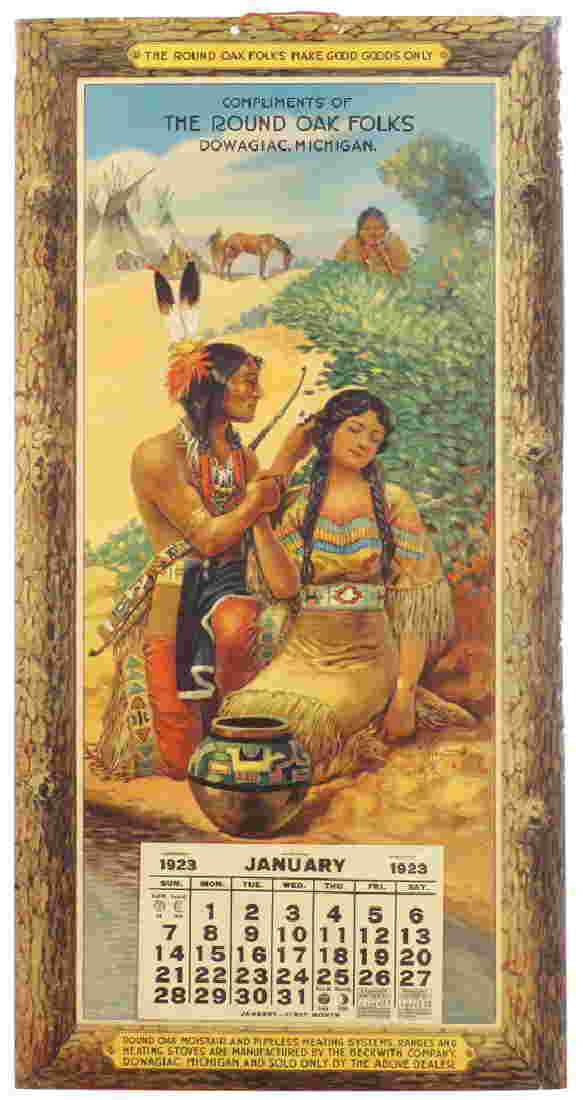 1923 Calendar for Round Oak Stove Co.