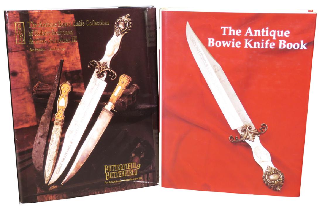 Antique Bowie Knife Book and Collection Catalog: The Antique Bowie Knife Book and Collection Catalog for Robert Berryman & Chas. Schreiner III, 1992 Butterfied & Butterfied, San Francisco. The Antique Bowie Knife Book by Bill Adams, J. Bruce Voyles