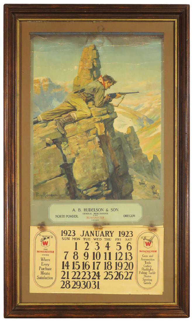 1923 Winchester Calendar