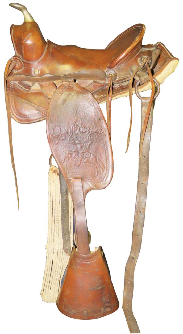 1940's Roy Rogers Childs Leather Saddle: 1940's Roy Rogers Childs Leather Saddle. Good original condition.