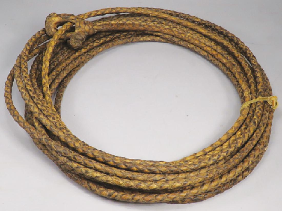 Rawhide Braided Leather Reata