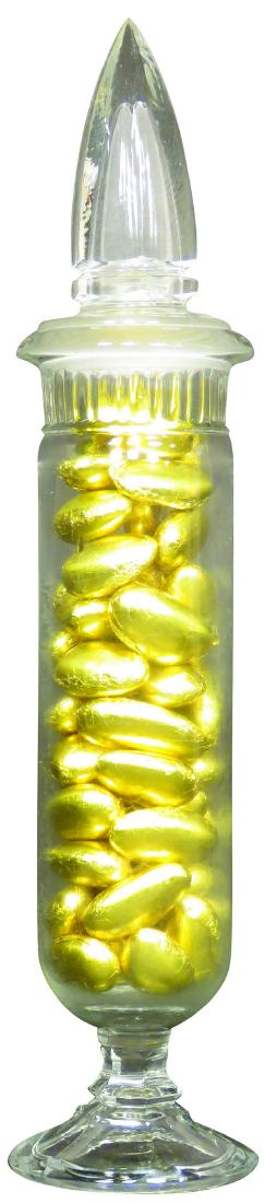 Congress Cylinder Glass Candy Jar: Congress Cylinder Glass Candy Jar. Second smallest size of this type. No chips or cracks, near mint condition. 11 7/8 inches tall.