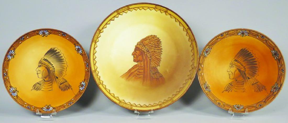 Three Nippon Porcelain Plates (1 of 1)