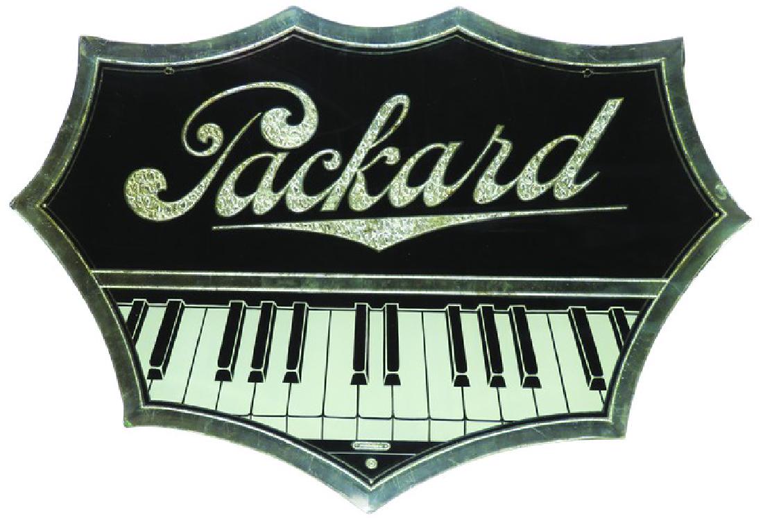 Packard Beveled Reverse Glass Sign (1 of 1)