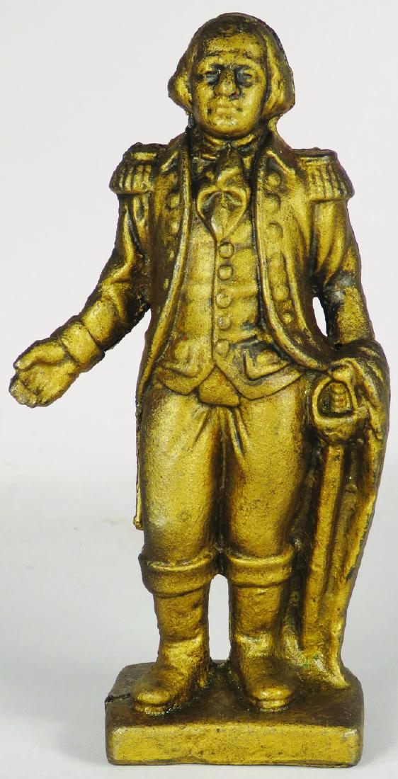 George Washington Cast Iron Still Bank (1 of 2)