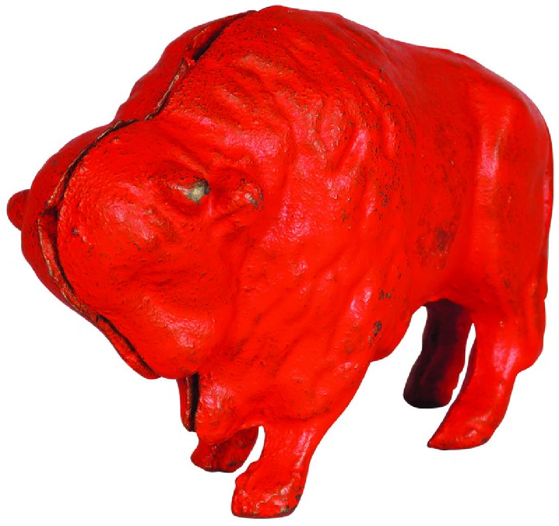 Small Buffalo Cast Iron Still Bank (1 of 1)