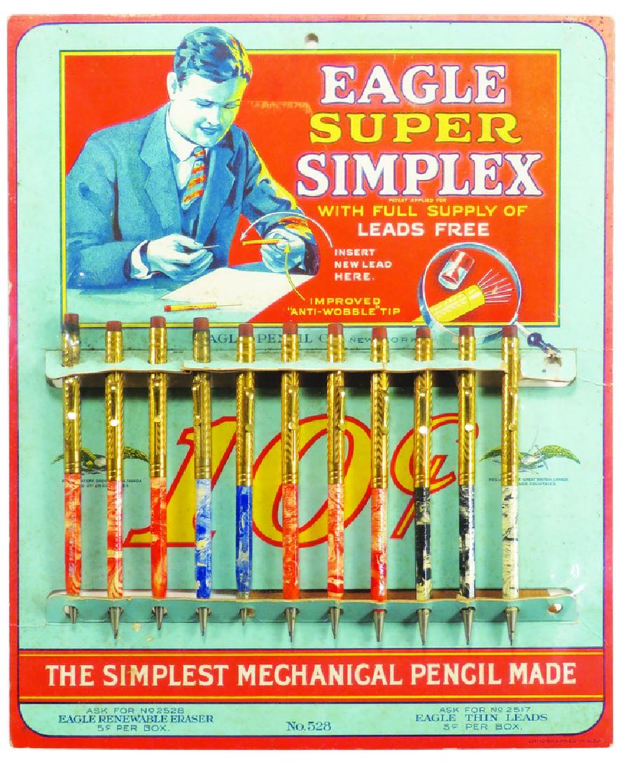 Eagle Super Simplex Mechanical Pencil Display (1 of 1)