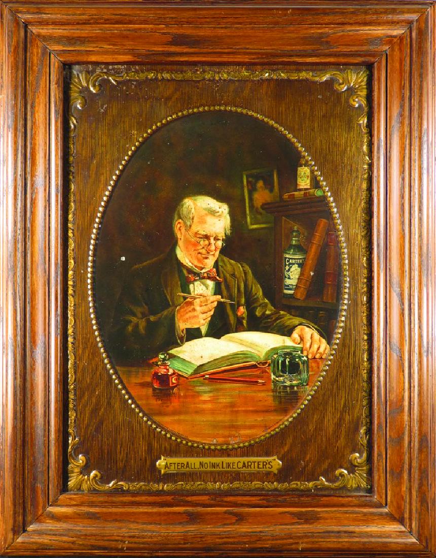 Carter's Ink Embossed Tin Sign (1 of 1)