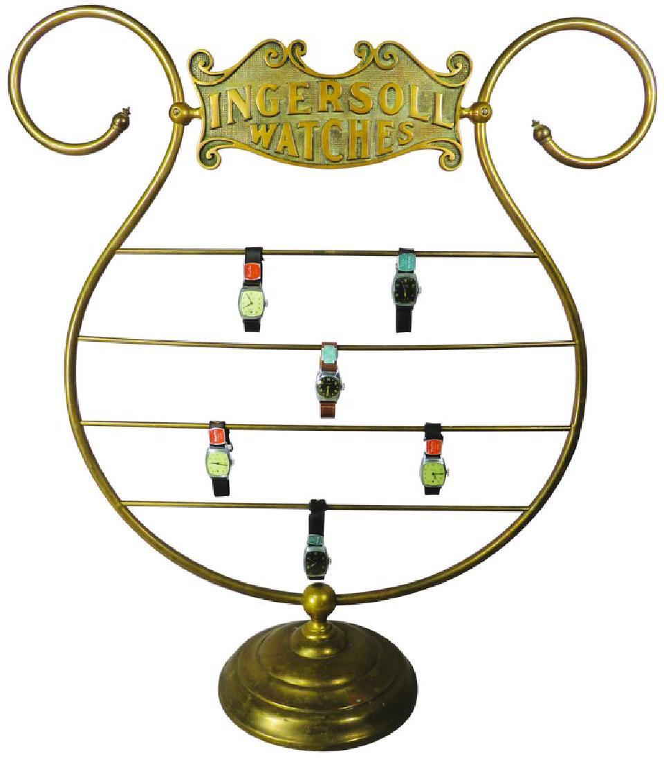 Rare Ingersoll Watch Brass Store Display (1 of 2)