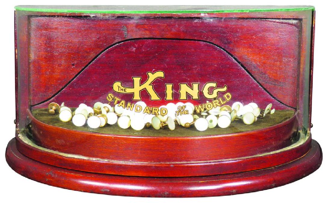 King Collar Button Store Display Case (1 of 2)