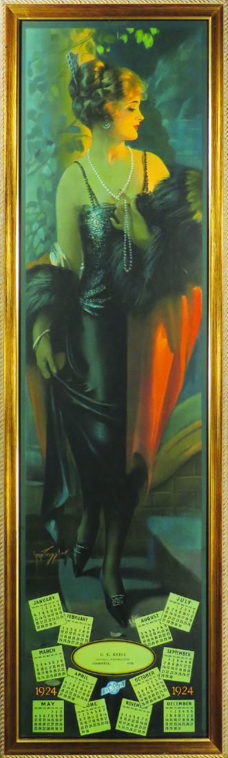 1924 Calendar for Selz Shoes Yard Long (1 of 1)