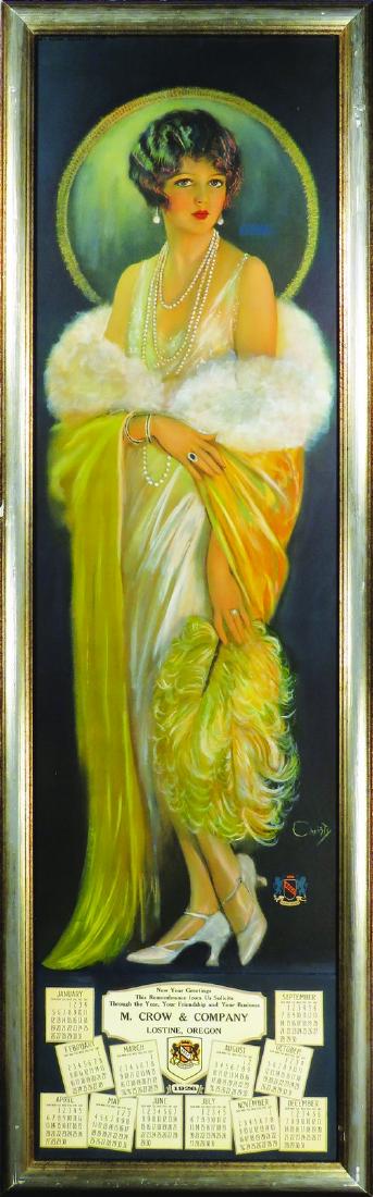 1926 Selz Shoe Calendar Yard Long (1 of 1)