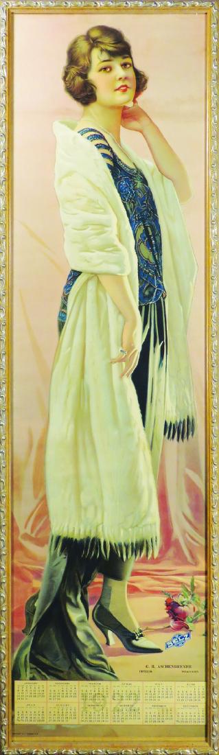 1922 Calendar for Selz Shoes Yard Long (1 of 1)