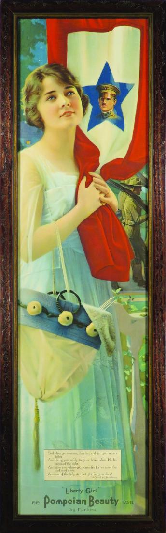 1919 "Liberty Girl" Pompeian Beauty Yard Long (1 of 2)