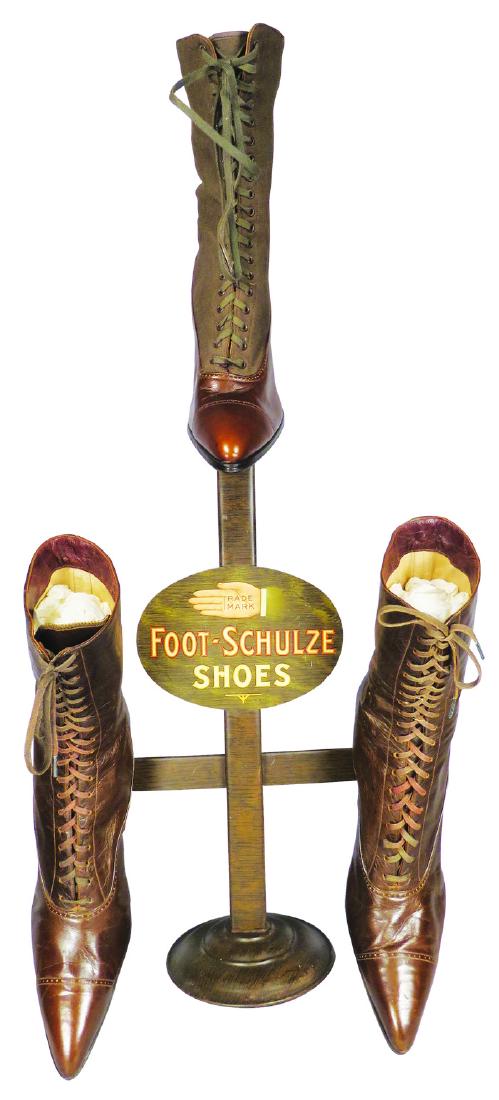 Foot-Schulze Shoes Tin Litho Store Display (1 of 1)