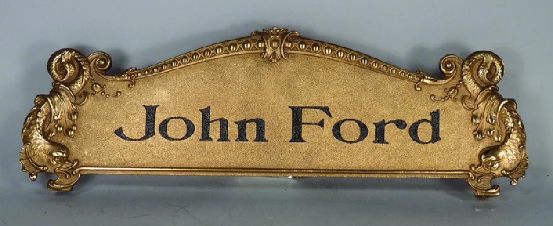 National Cash Register Personalized Top Sign: National Cash Register Dolphin Personalized Original Top Sign. John Ford.