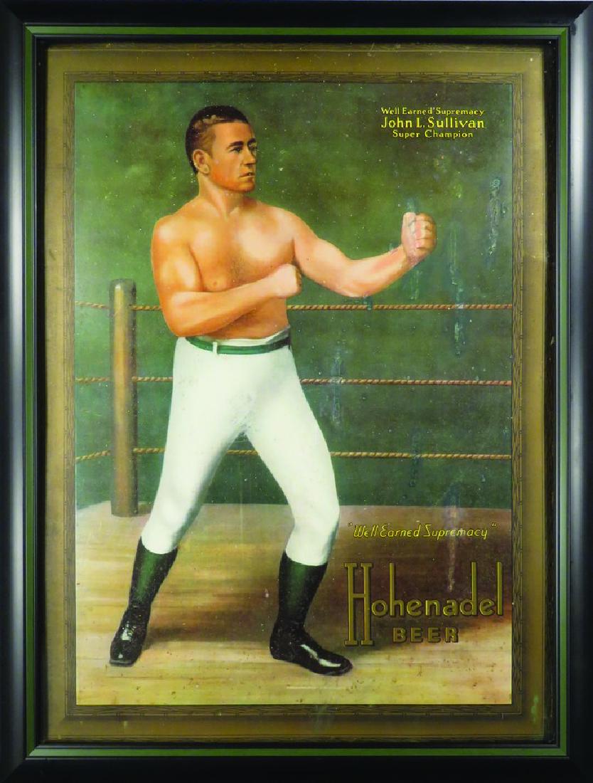 Hohenadel Beer Self Framed Tin Sign (1 of 1)