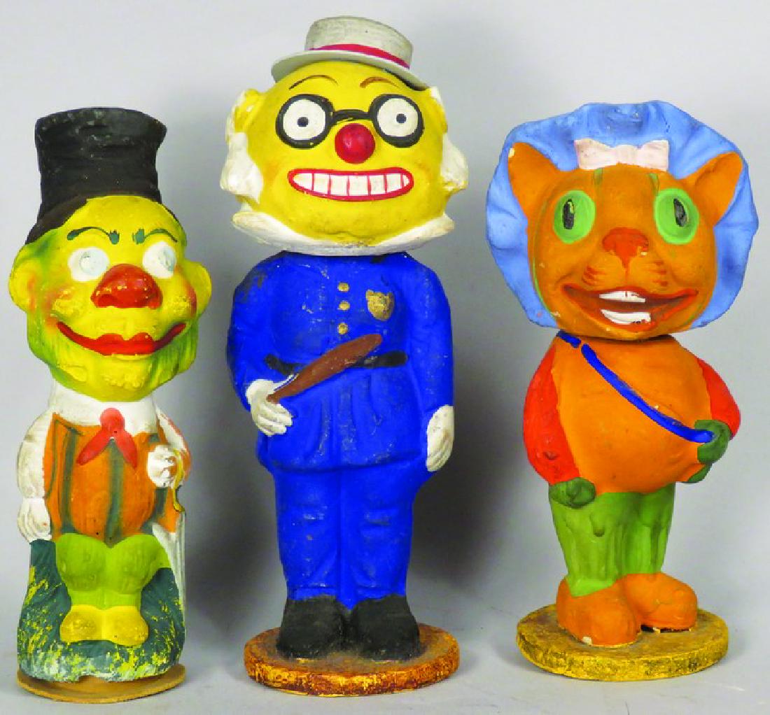 Vintage Paper Mache Figural Candy Containers