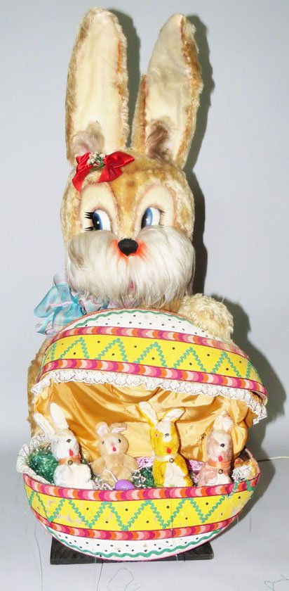 Easter Bunny On Egg Automaton (1 of 2)
