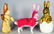3 German Paper Mache Easter Candy Containers