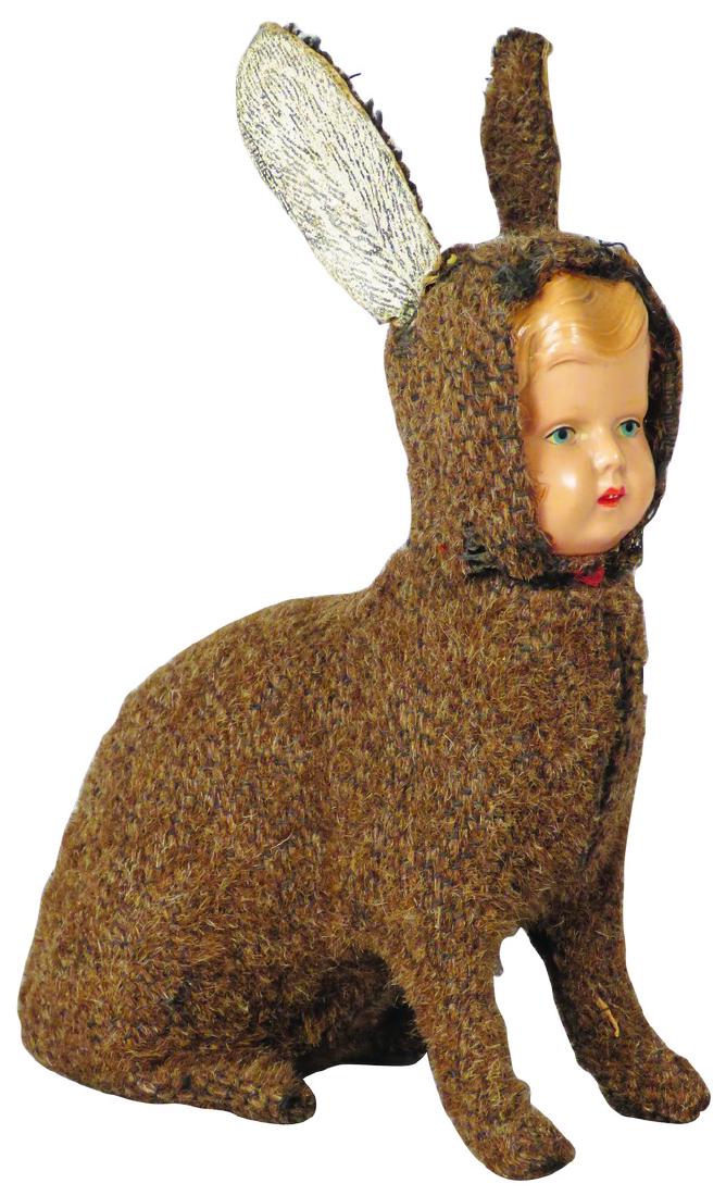 Felted Paper Mache Easter Candy Container (1 of 2)