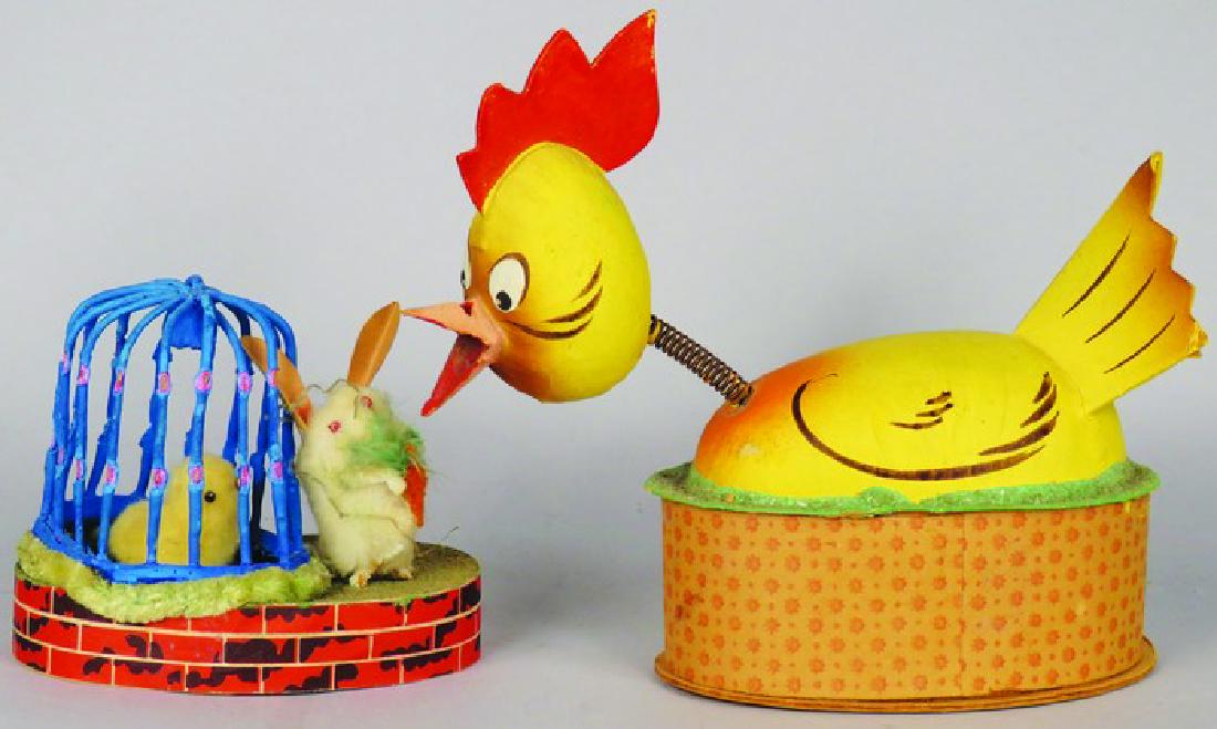 German Paper Mache Rooster Candy Container (1 of 1)