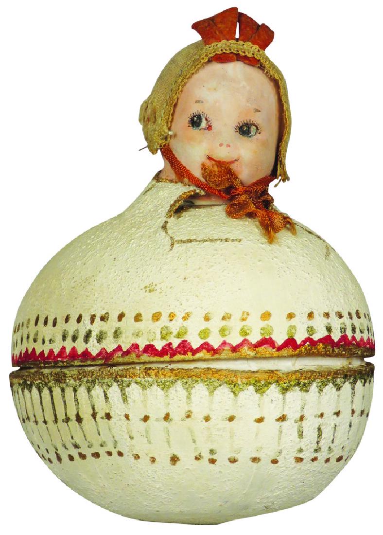 Rare Antique Easter Egg Candy Container (1 of 1)