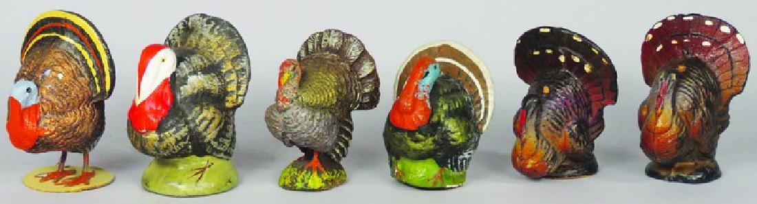 Collection of Vintage Thanksgiving Turkey Figures (1 of 1)