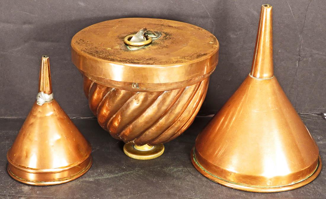 Four Vintage Copper Kitchen Items May 10 2019 Showtime
