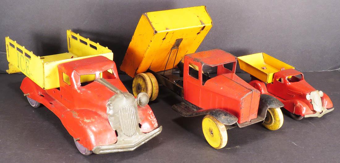 pressed steel toy trucks