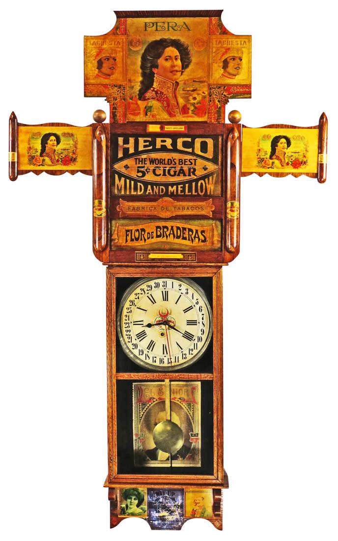 1920's Cigars Advertising Clock - May 11, 2019 | Showtime Auction Services  in MI