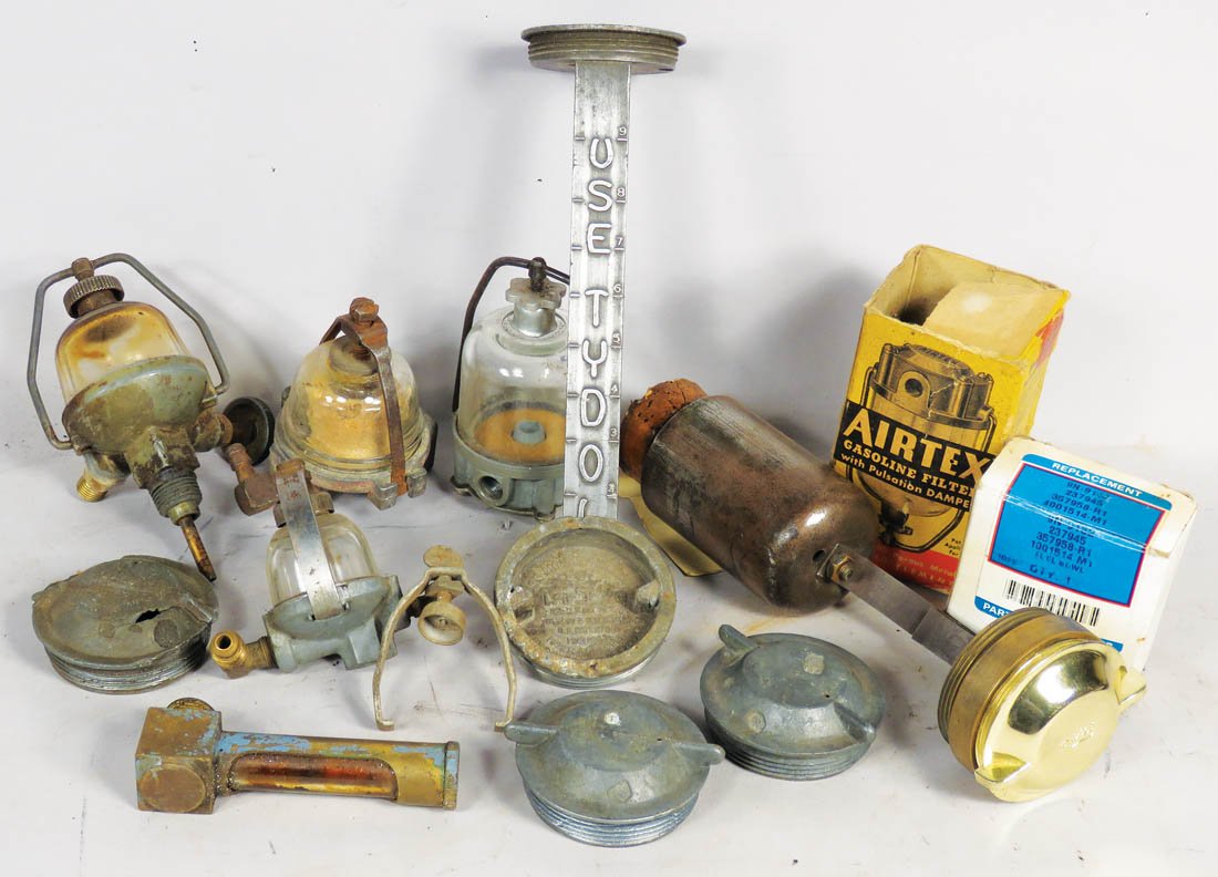 Model T Parts, Group of gas related items.: Model T Parts, Group of gas related items. Sold as is.