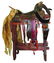 Lee Robinson Tooled Leather Vintage Saddle