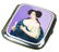 Antique Sterling Silver and Enamel Cigarette Case