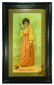 1904 Budweiser "Girl" Cardboard Advertising Sign