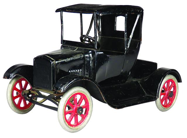 Buddy L Pressed Steel Toy Flivver Roadster: Buddy L Pressed Steel, Toy Flivver Roadster, ca. 1924. Model #210A, the first vehicle in the real Ford series. Original condition, very good paint.