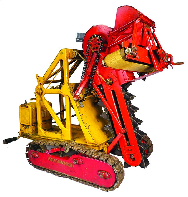 Rare, Buddy L Pressed Steel Toy Trench Digger: Rare, Buddy L Pressed Steel, Toy Trench Digger. Model 400, ca. 1928-31. Original good condition. 23 inches long.