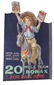 1278: Rare, 20 Mule Team Borax Tin Flange Sign