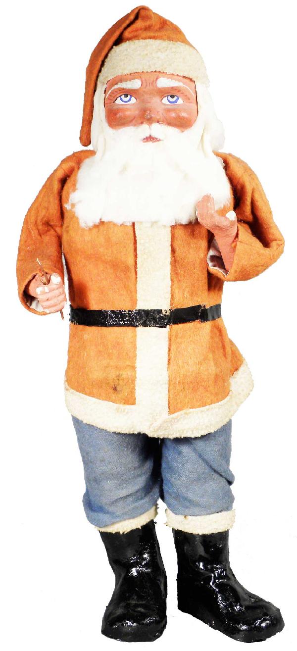 Rare Santa Claus Figural Candy Box: Rare Santa Claus Figural Candy Box. Missing thumb otherwise good condition. 18 inches tall.