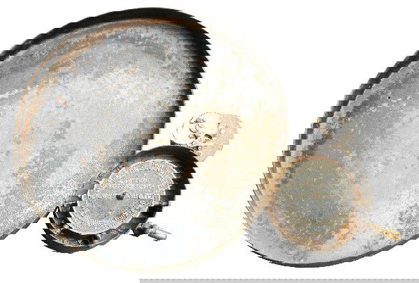 Johnson Coin Counter for Pennies: Johnson Cast Iron Coin Counter for Pennies, Ca. 1900's. Fair condition. Aprox. 24 inches wide.