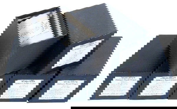 Lot of 5 Wurlitzer Military Band Organ Rolls: Lot of 5 Wurlitzer Military Band Organ Rolls in original box