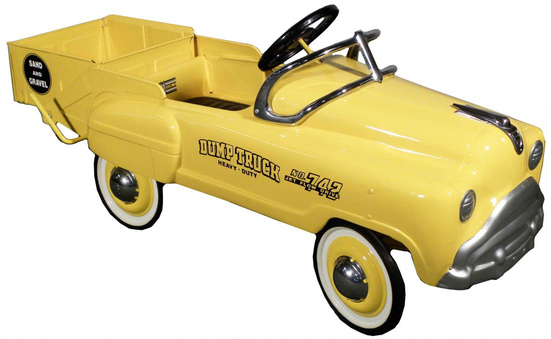 sad face pedal car
