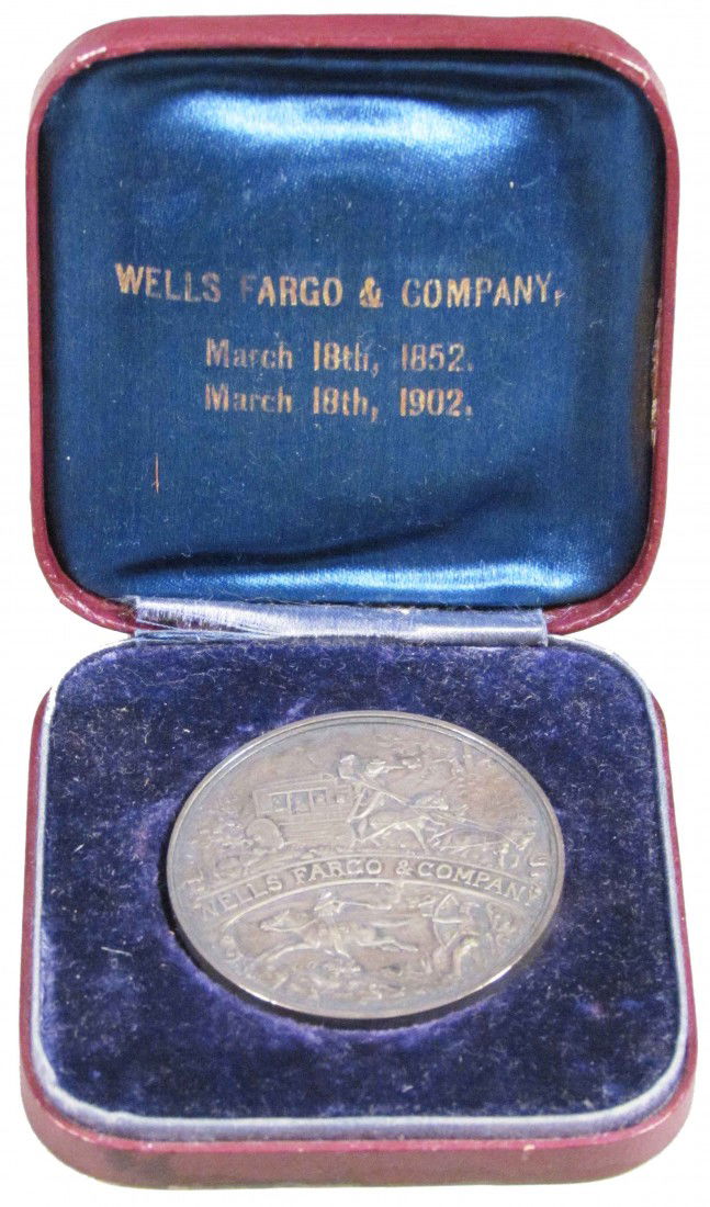 710 1902 Wells Fargo & Co. Commemorative Coin Mar 31, 2012 Showtime Auction Services in MI