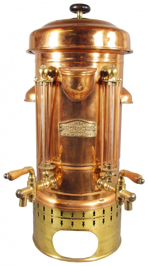 Loubat Antique Brass & Copper Coffee Urn Apr 13, 2013 Showtime