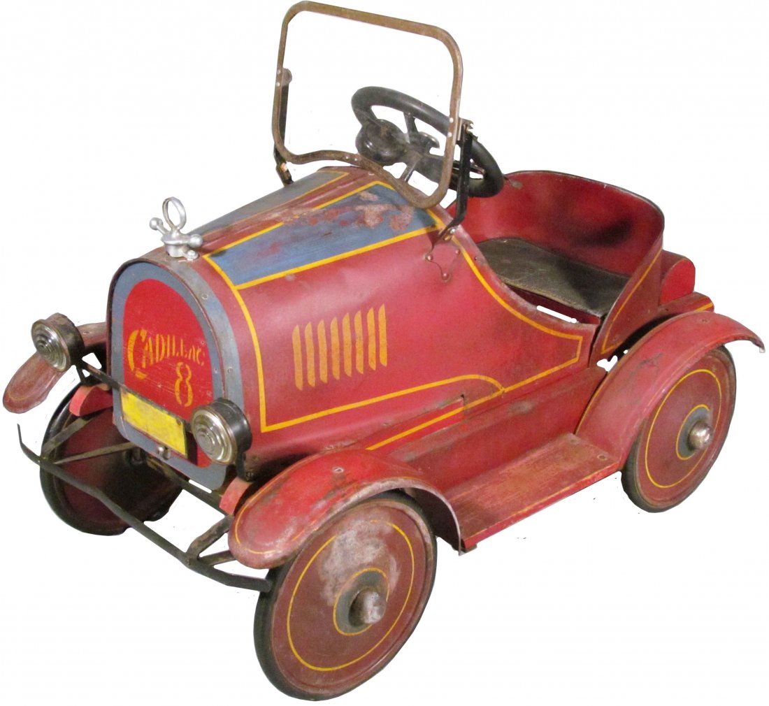 Rare 1920's Sidway Toploff Cadillac Pedal Car