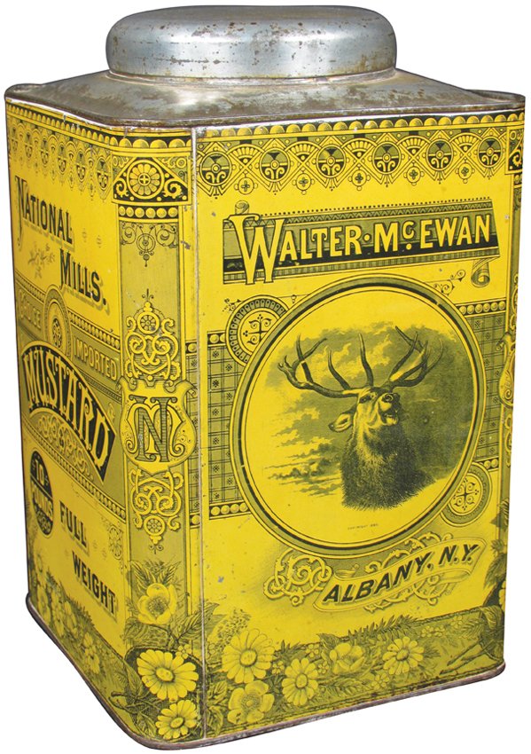 National Mills Mustard 10 Store Tin