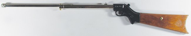 Matchless, Adams & Westlake Co. Air Rifle: Matchless, Adams & Westlake Co. Air Rifle, B-B Gun. Patent 1890. Beautiful restored condition. 36 inches long.