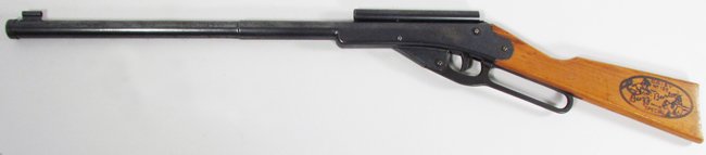 Daisy 195, Model 36 Air Rifle, B-B Gun: Daisy 195, Model 36 Air Rifle, B-B Gun. Buz Barton. Daisy Mfg. Plymouth, MI. Patented 1934. Not marked Model 36. Excellent original working condition. 36 inches long.