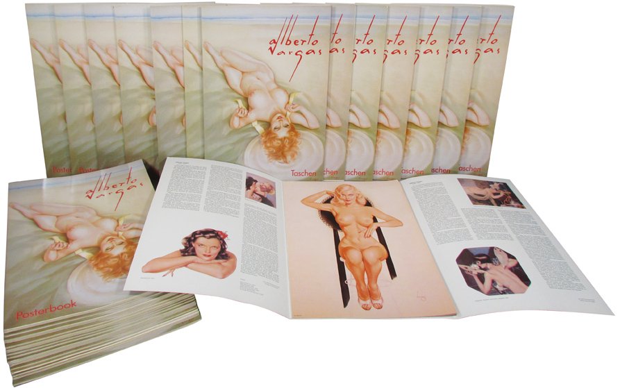 Quantity of Alberto Vargas Poster books: Quantity of Alberto Vargas Poster books. 32 Poster books. NOS condition. 12 X 17 inches.