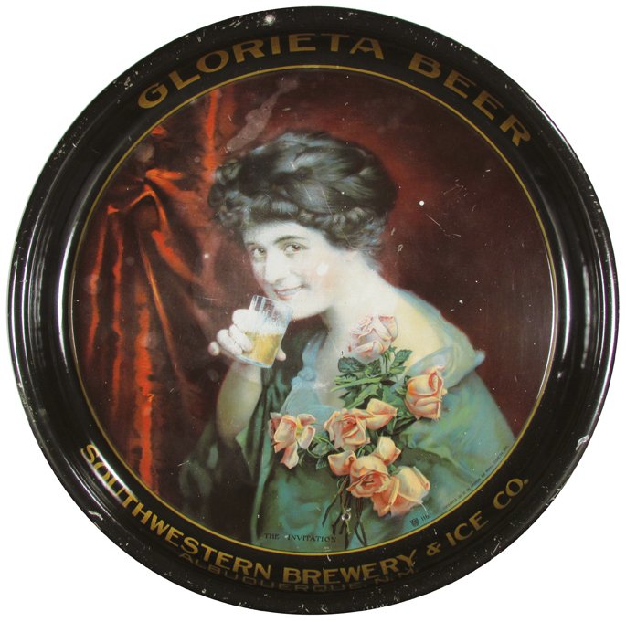 Glorieta Beer Tin Serving Tray